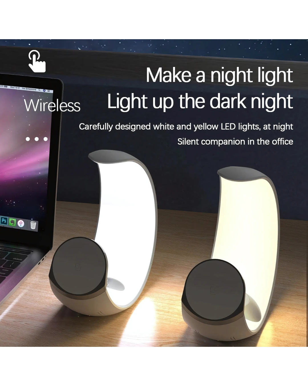 LýjaTej™ – Magnetic Charging Lamp