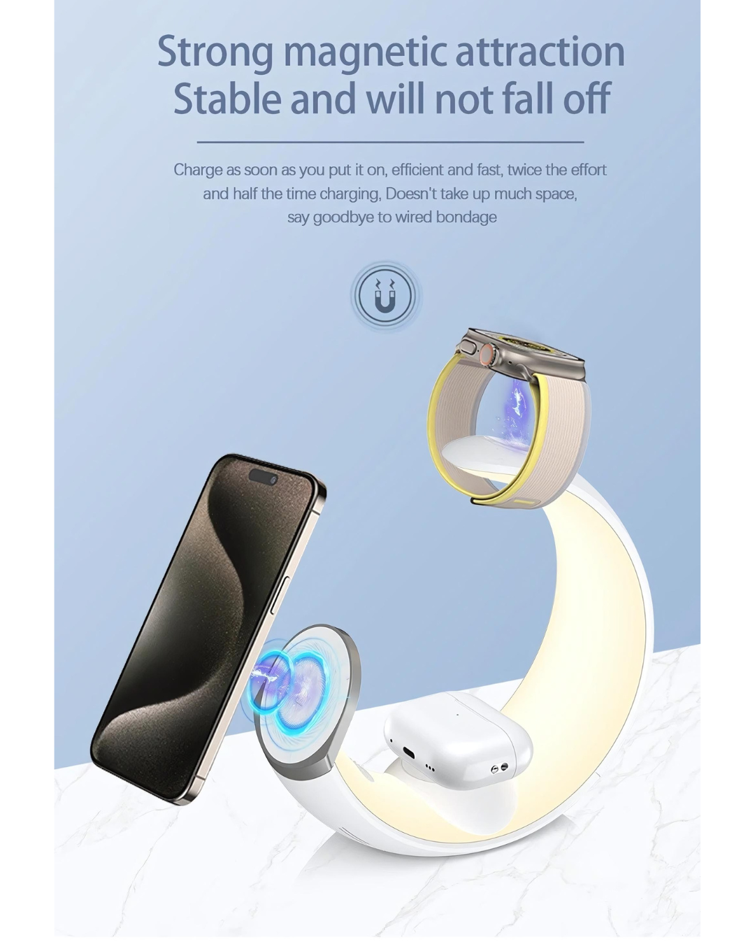 LýjaTej™ – Magnetic Charging Lamp
