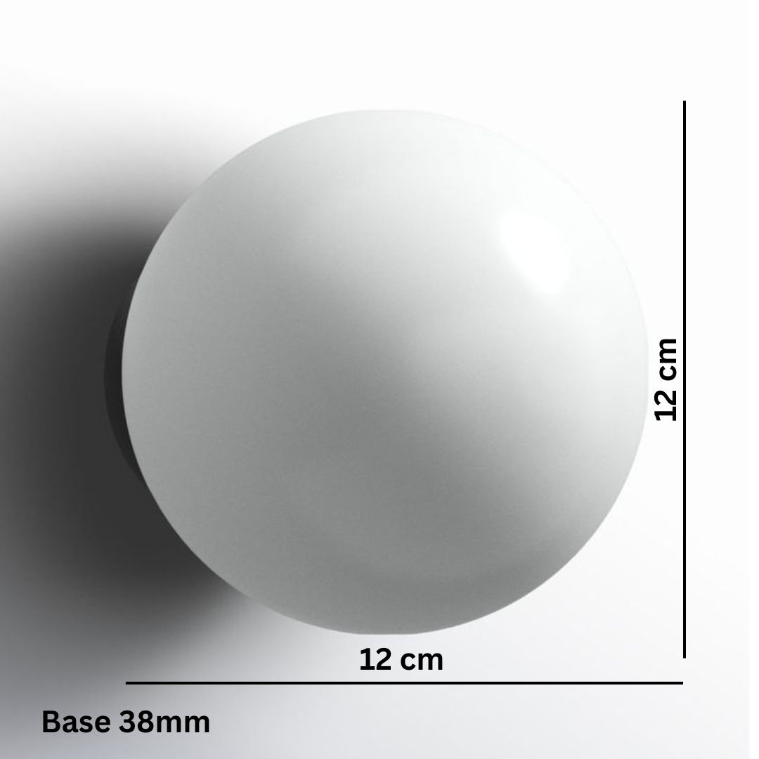 Vimala: Bauhaus Glass Wall Lamp