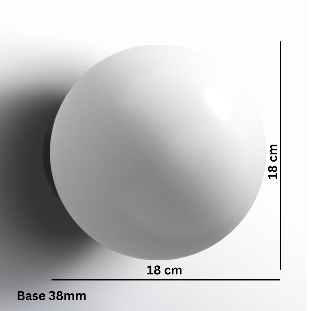 Vimala: Bauhaus Glass Wall Lamp