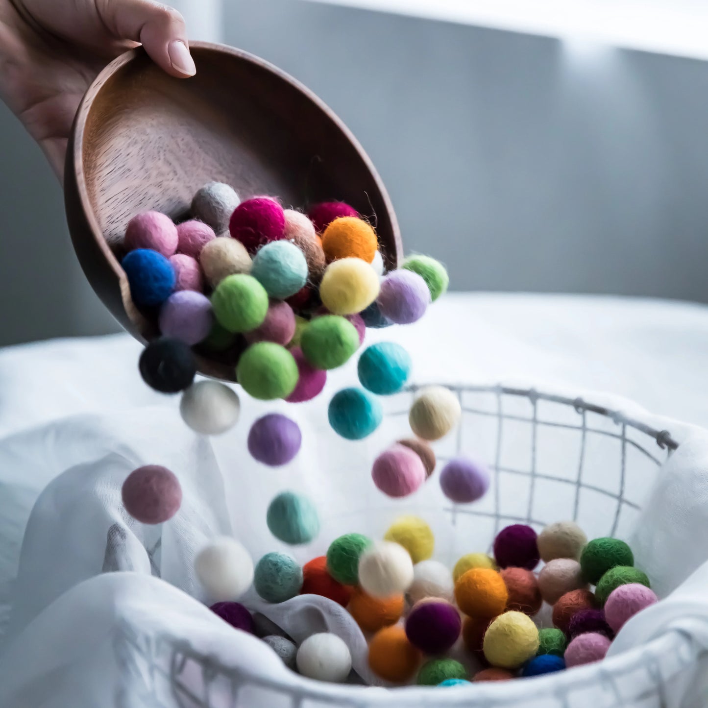 Mitra - 200pc 20mm Wool Felt Balls