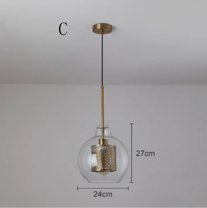 Arka - Modern Glass Ball Pendant Light