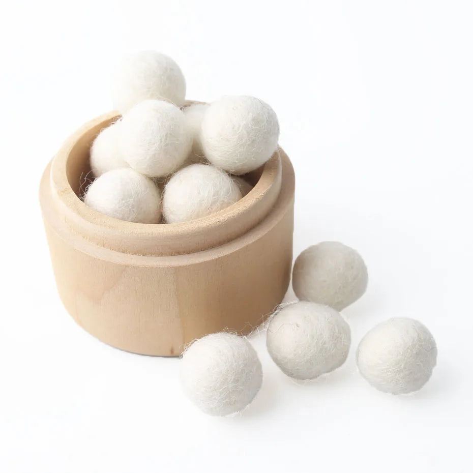 Mitra - 200pc 20mm Wool Felt Balls