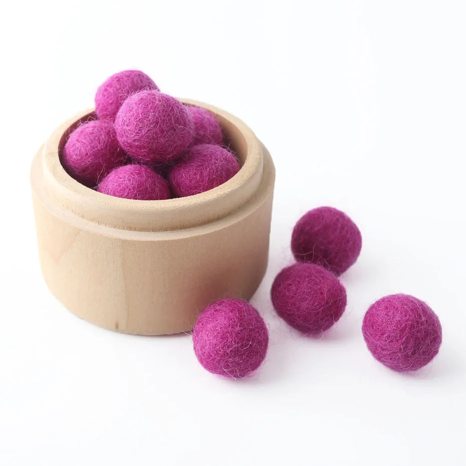 Mitra - 200pc 20mm Wool Felt Balls