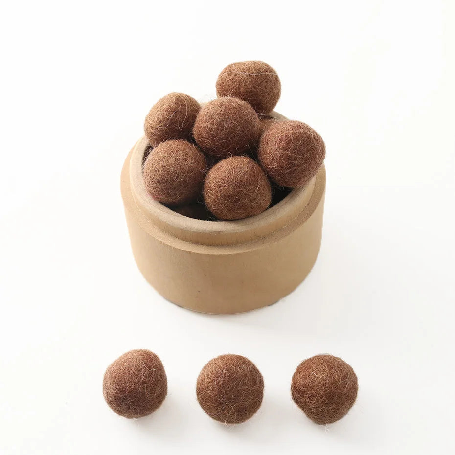 Mitra - 200pc 20mm Wool Felt Balls