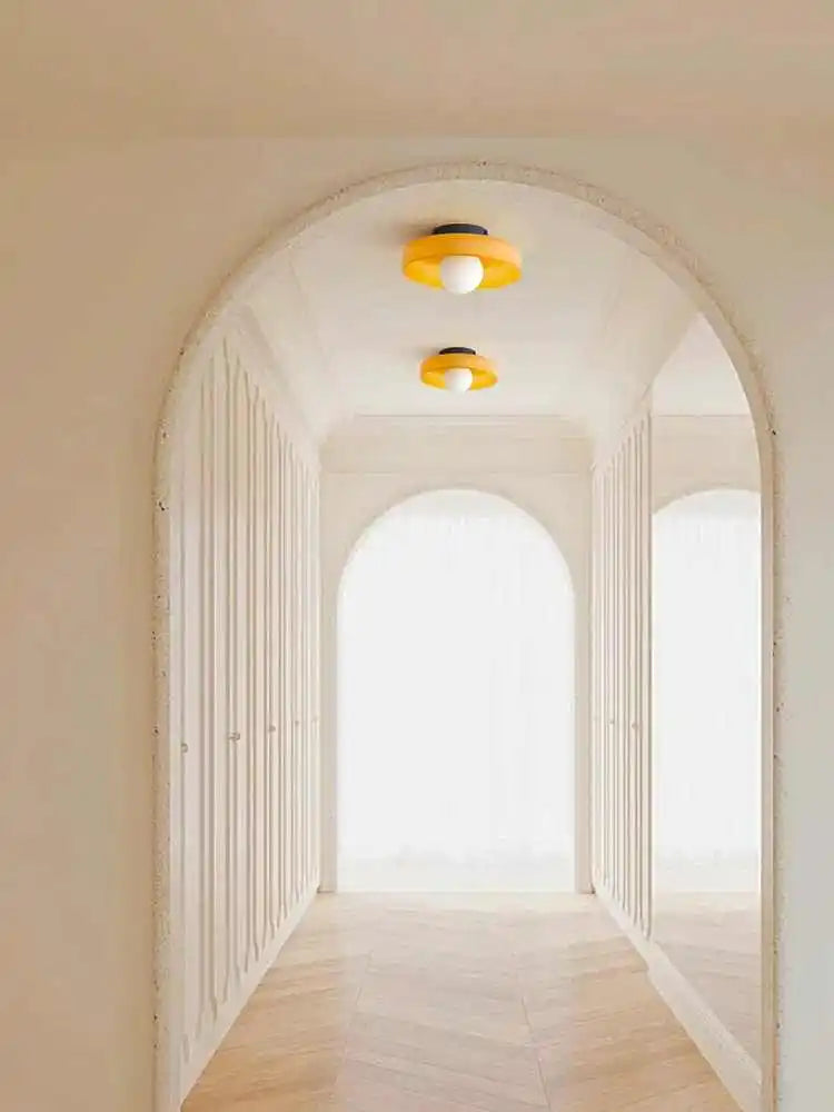 Hallway Ceiling Fixture - Nordic Vintage Glass Lighting