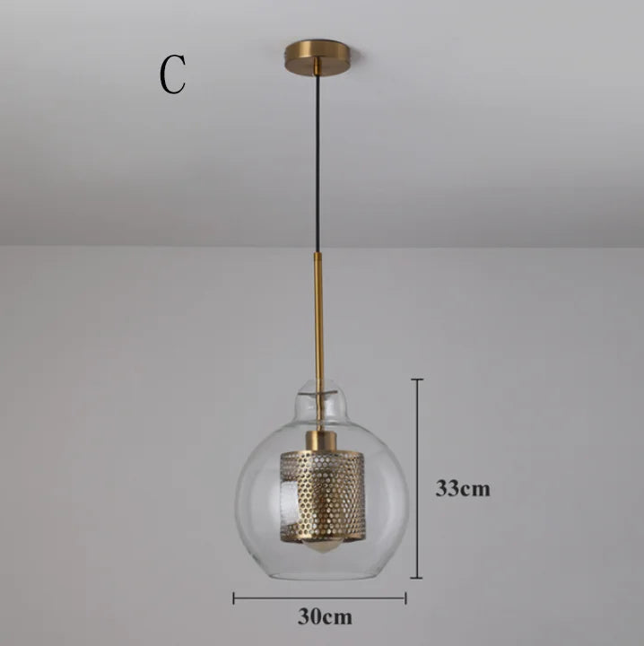Arka - Modern Glass Ball Pendant Light