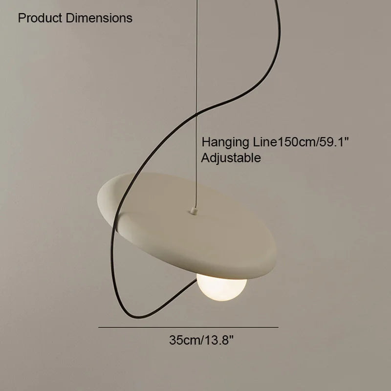 High-End Magnetic Droplight for Loft and Bedside.
