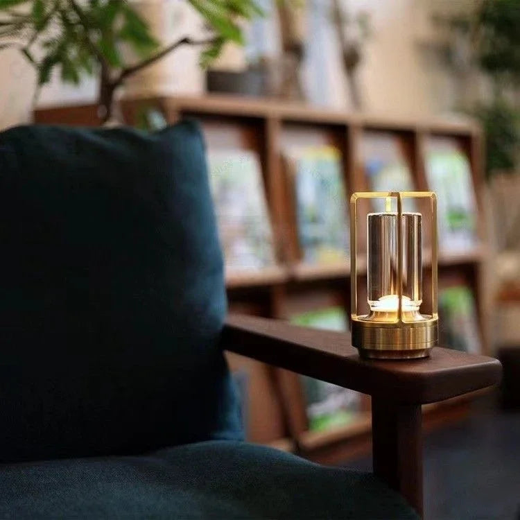 Industrial Style Rechargeable Table Lamp