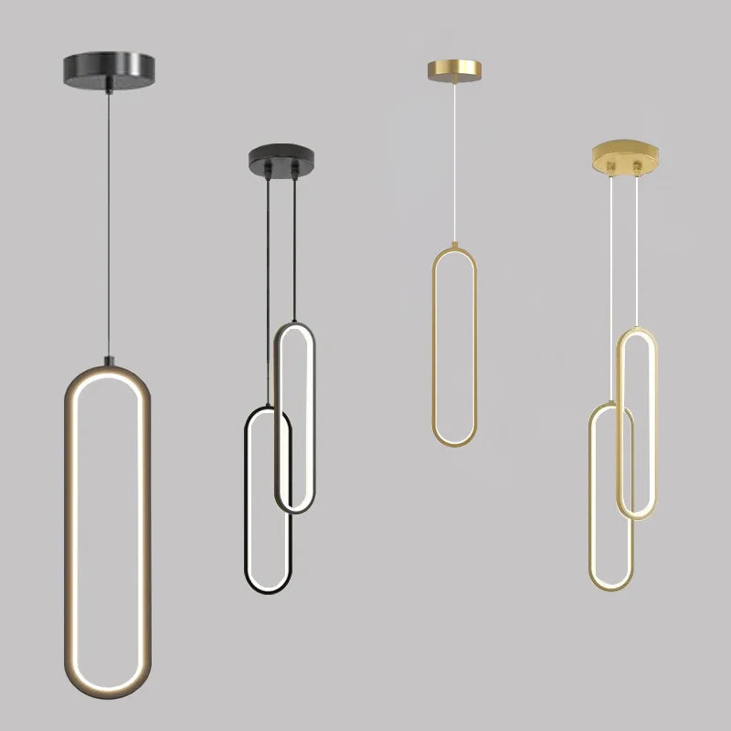 Minimalist LED Pendant Lamp – Stylish Hanging Light for Hotels & Restaurants
