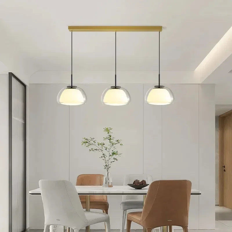 Minimalist pendant light with 200cm adjustable hanging cord