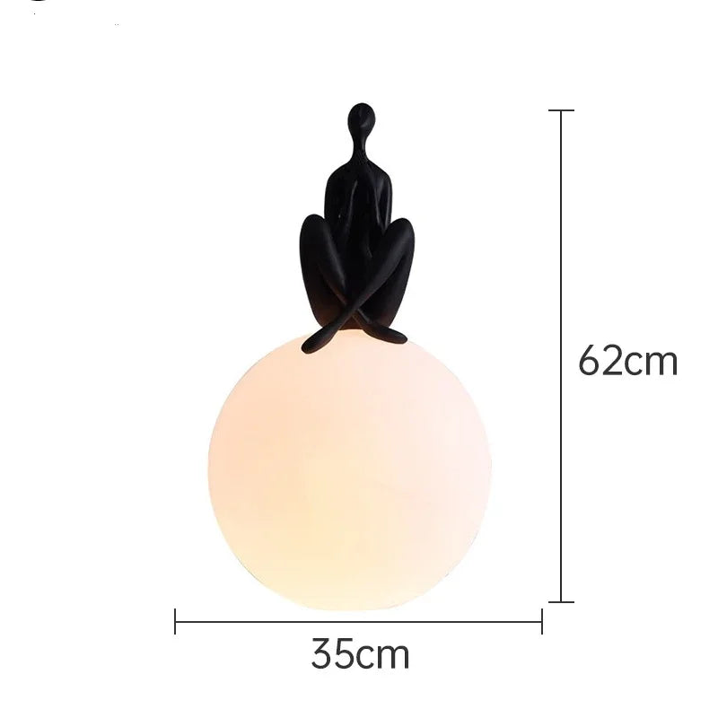Modern Home Decor - Purusha Humanoid Sculpture Lamp