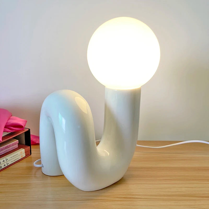 Modern bedside lamp – Soma Nordic lamp with postmodern aesthetic