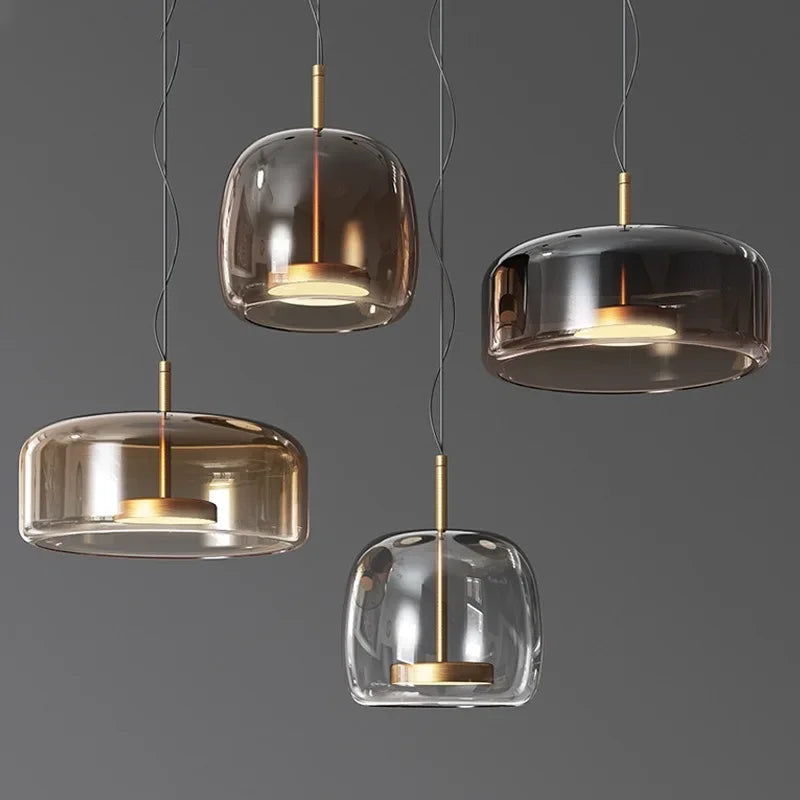 Nordic Pendant Lights hanging in living room – energy-efficient LED design