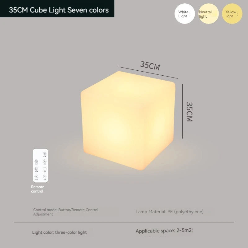 Nordic Style Accent Stool LED Light Box 2000 Lumens.