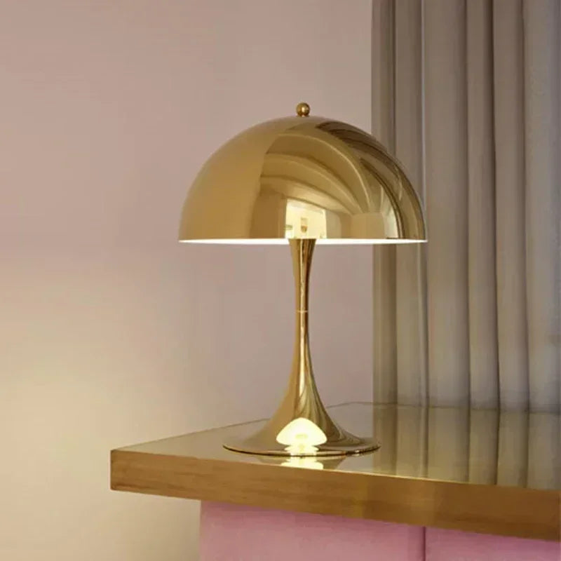 Oslo Italian Modern Table Lamp - Polished Chrome Finish