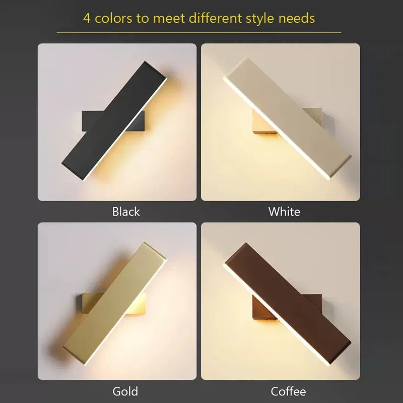 Minimalist Wall Sconces – Hardwired Adjustable Wall Lamp for Hallway & Entryway