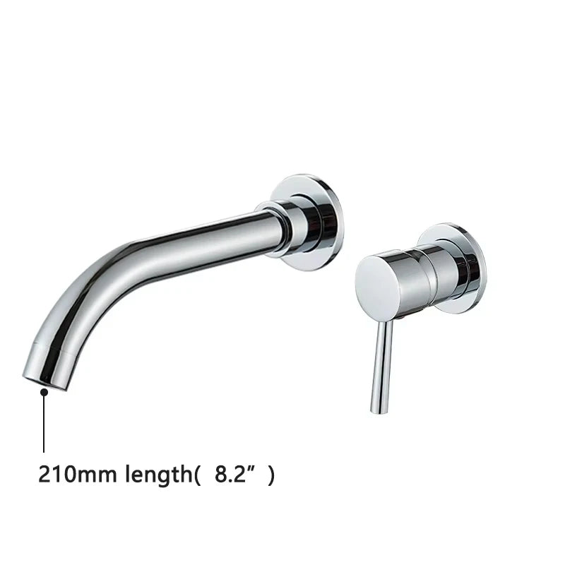Dveesha – Dual Handle Wall Basin Faucet