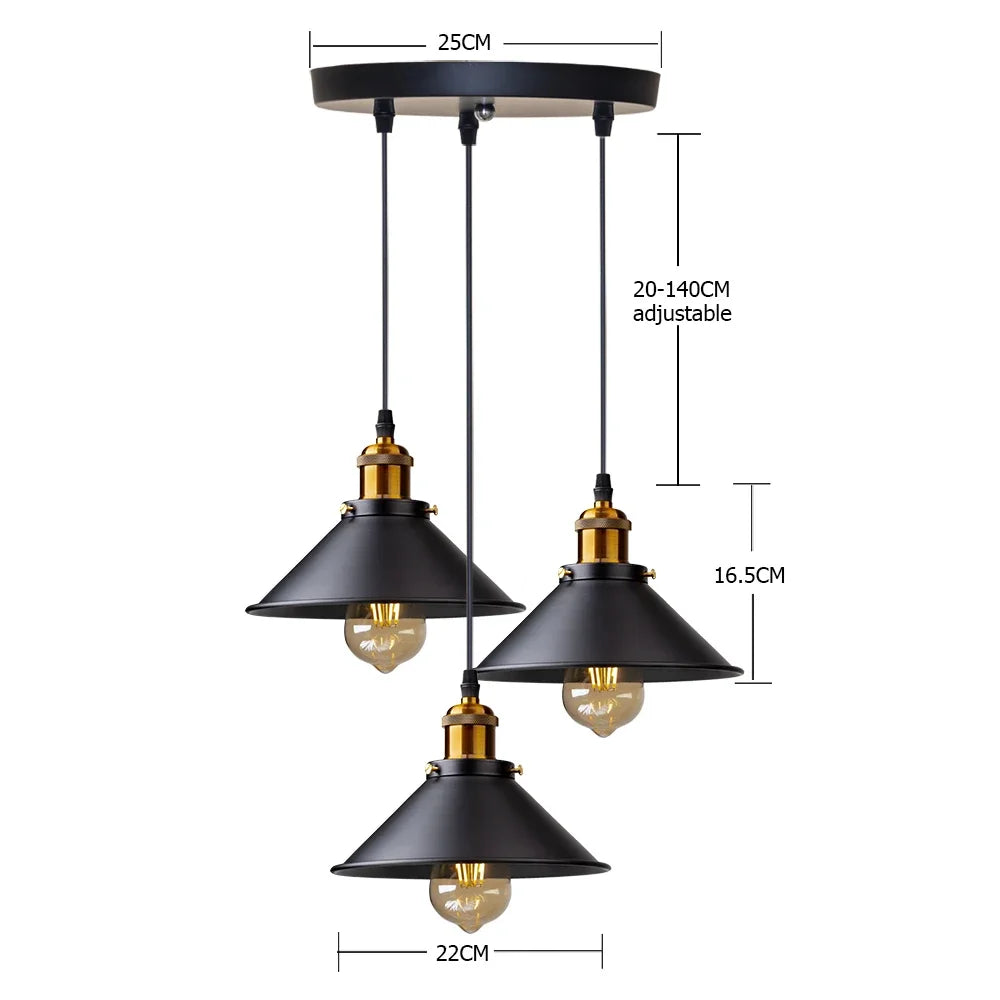 Rudra - Vintage LED Iron Chandelier