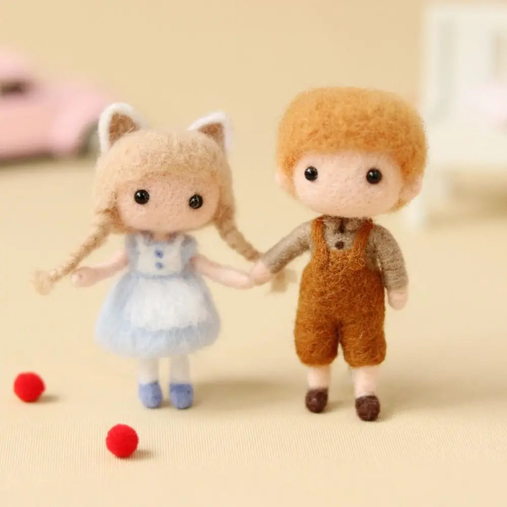 Ridhi - Handmade DIY Wool Felt Doll Kit