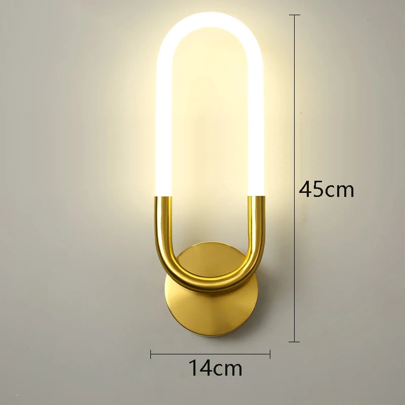 Viveka - Minimalist U-Shaped Wall Lamp
