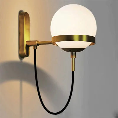 Deepashree: Modern Glass Wall Sconce