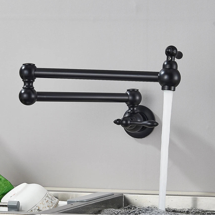 Neerja – Black Wall Mounted Faucet