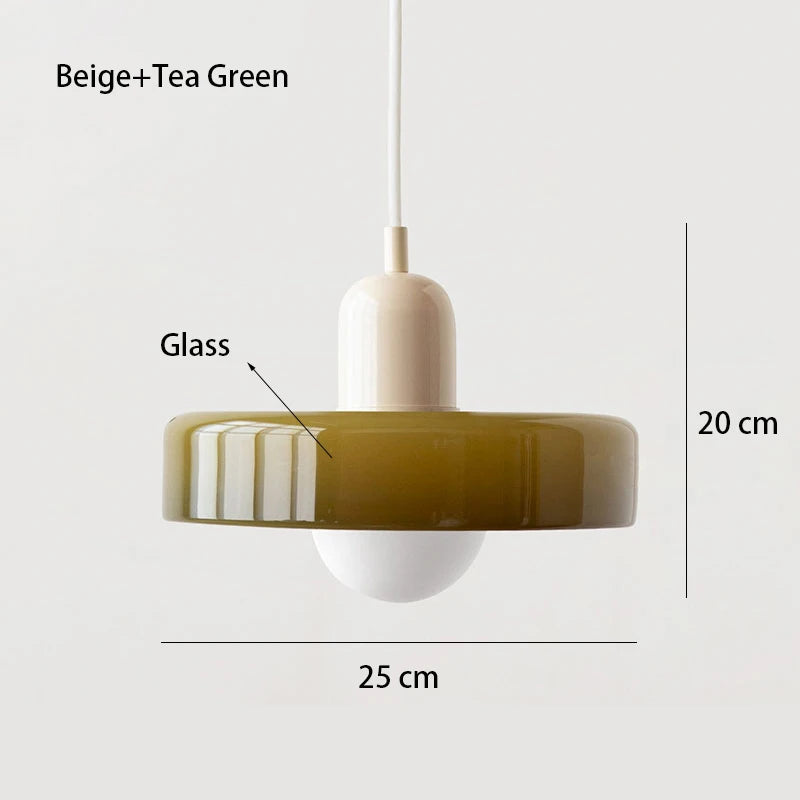 Tvara: Nordic Retro Glass Chandelier