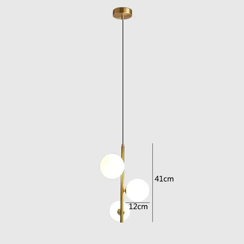 Arunima: Nordic Glass Ball Pendant Light