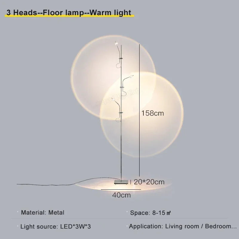 Matrika: Nordic Bauhaus Floor Lamp