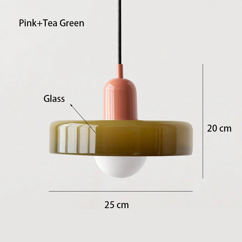 Tvara: Nordic Retro Glass Chandelier