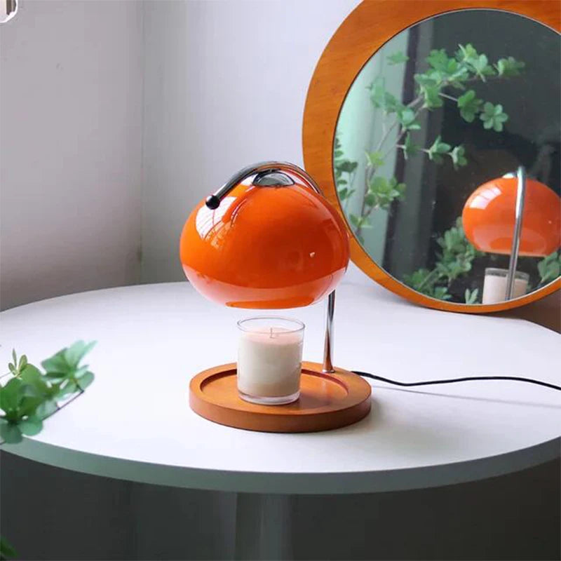 Agni: Bauhaus Retro Glass Candle Warmer