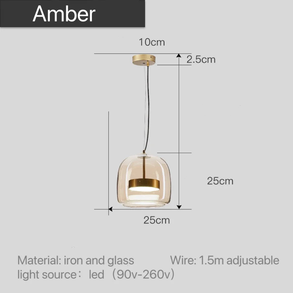 Dipti Nordic Glass Pendant