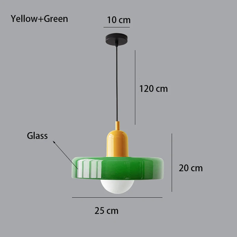 Tvara: Nordic Retro Glass Chandelier