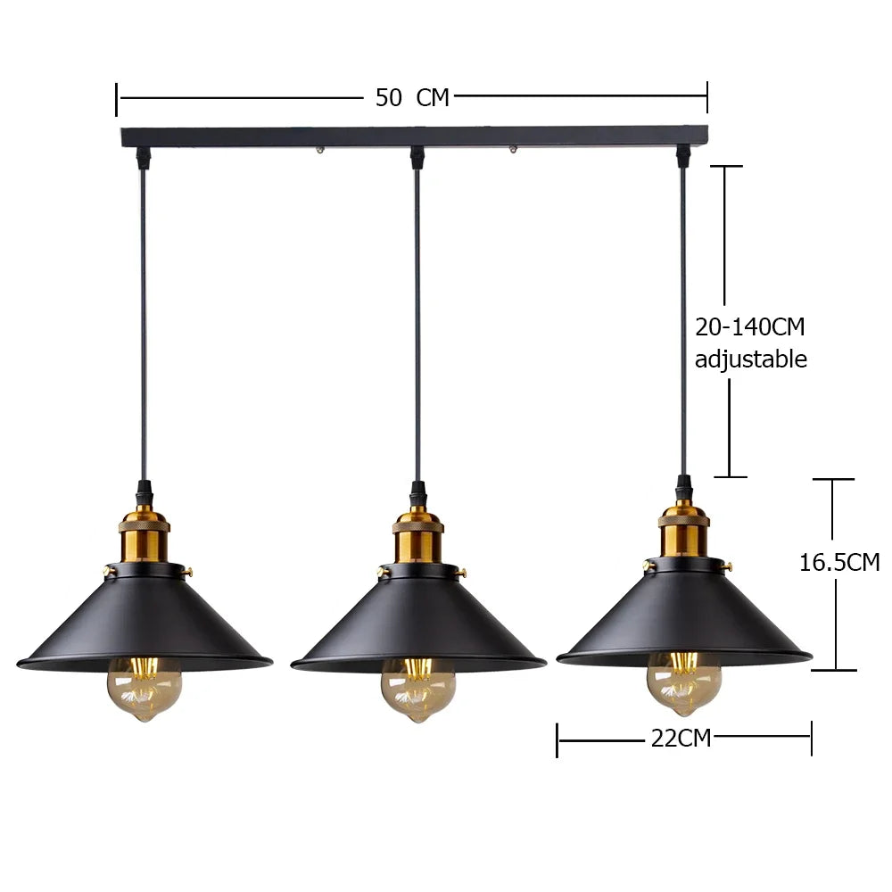 Rudra - Vintage LED Iron Chandelier