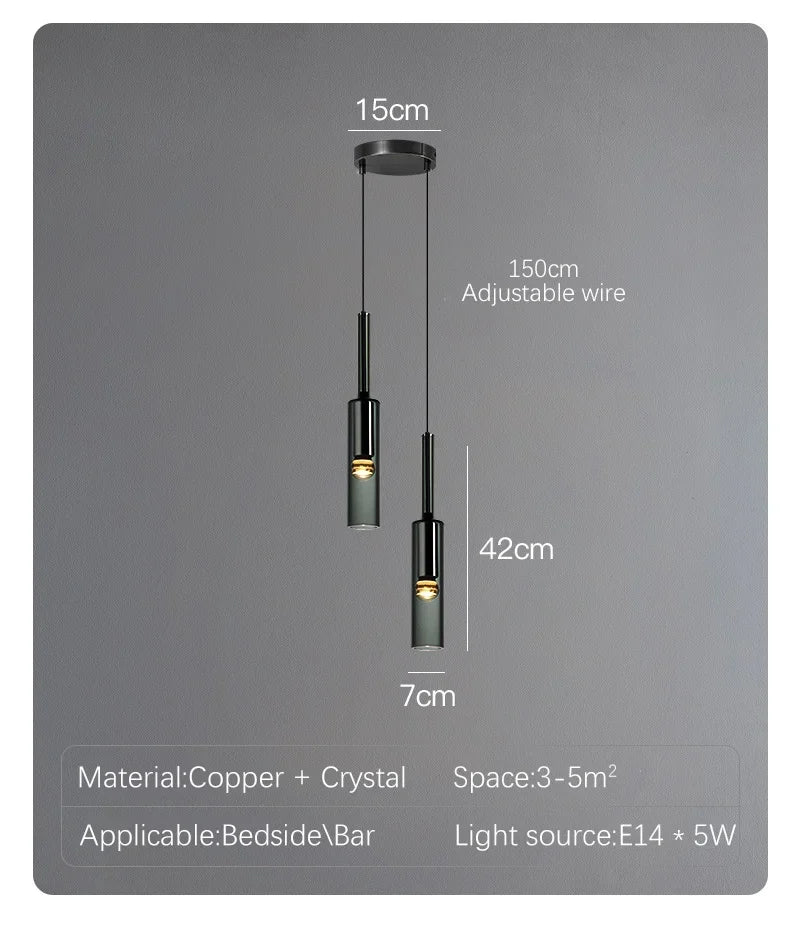Leja - Nordic Ceiling Glass LED Pendant Lamp