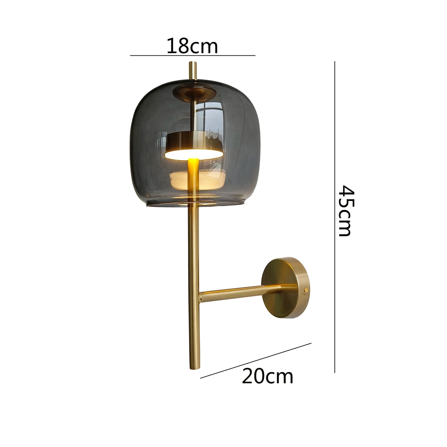 Chandrika: Morden Luxury LED Wall Sconce