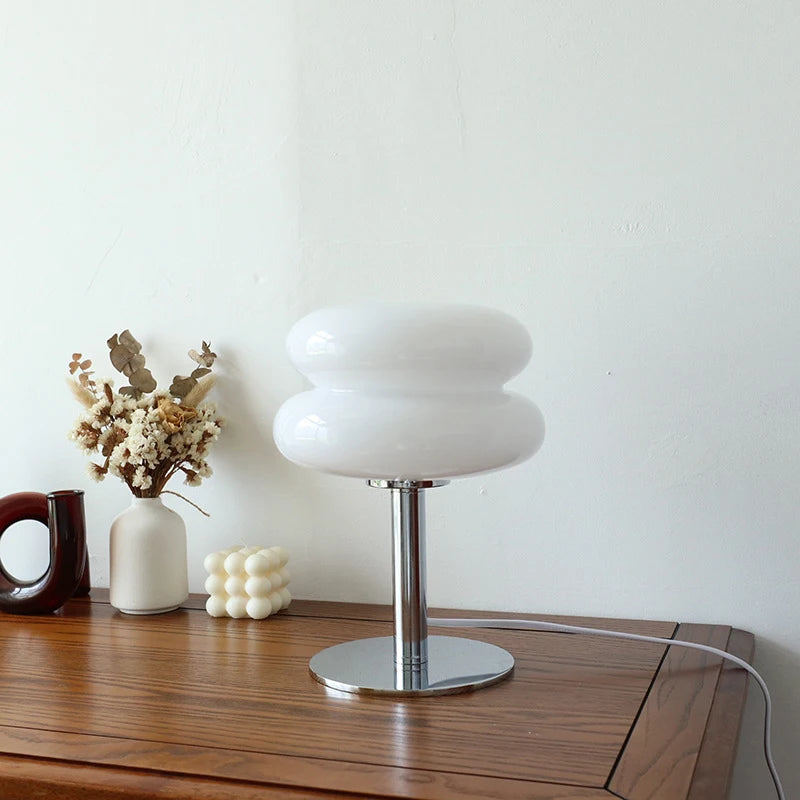 Prabha: Tricolor Dimmable Glass Lamp