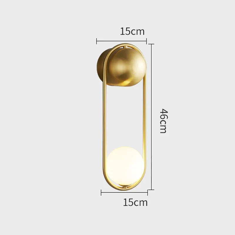 Viveka - Minimalist U-Shaped Wall Lamp