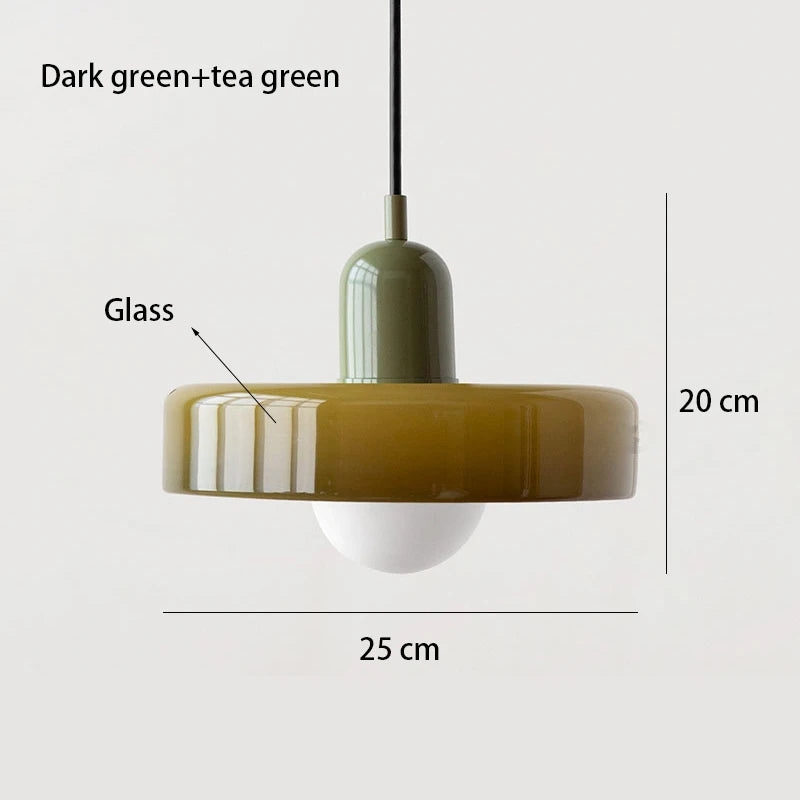 Tvara: Nordic Retro Glass Chandelier