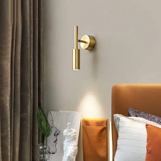 Antique Brass Wall Sconces – 3-Color Temperature Dimming LED Wall Lamp