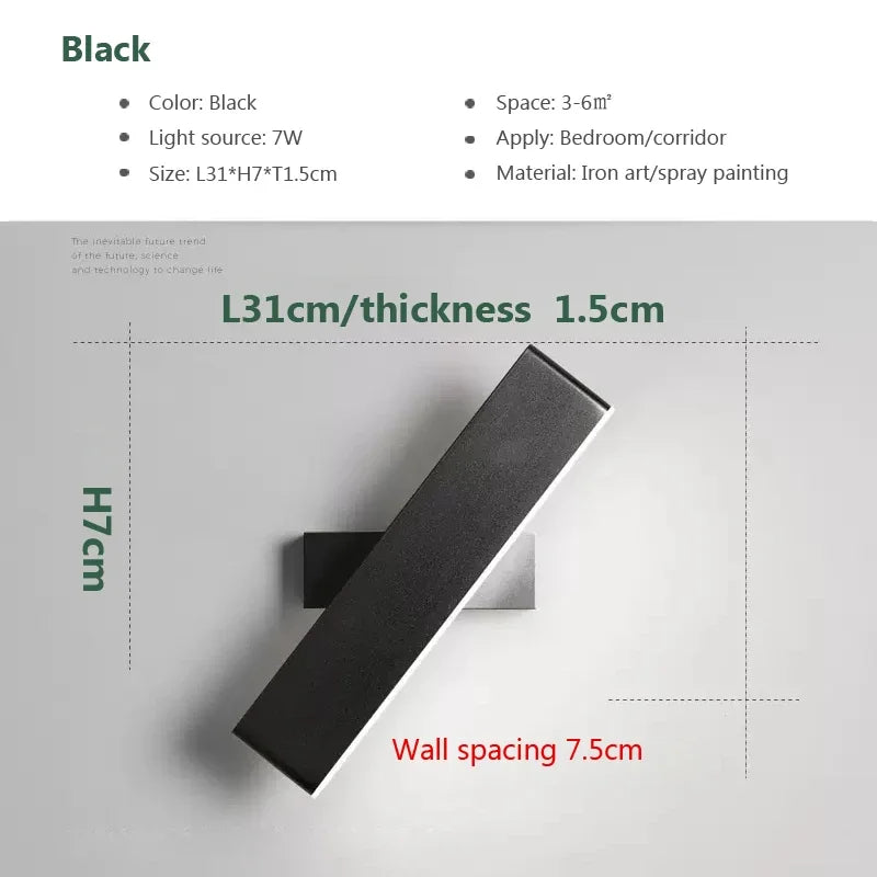 Jyoti - LED Rotation Modern Wall Lamp