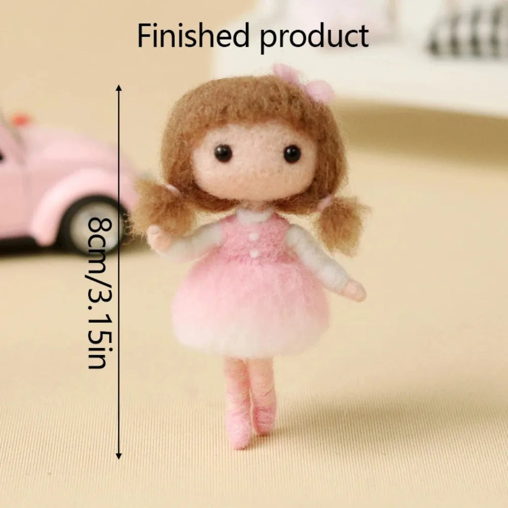 Ridhi - Handmade DIY Wool Felt Doll Kit