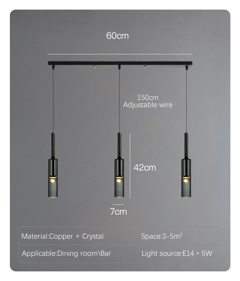 Leja - Nordic Ceiling Glass LED Pendant Lamp
