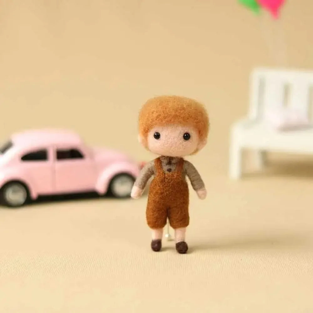 Ridhi - Handmade DIY Wool Felt Doll Kit