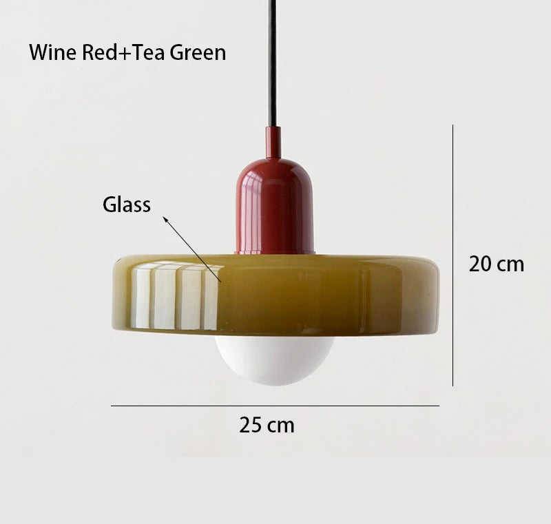 Tvara: Nordic Retro Glass Chandelier
