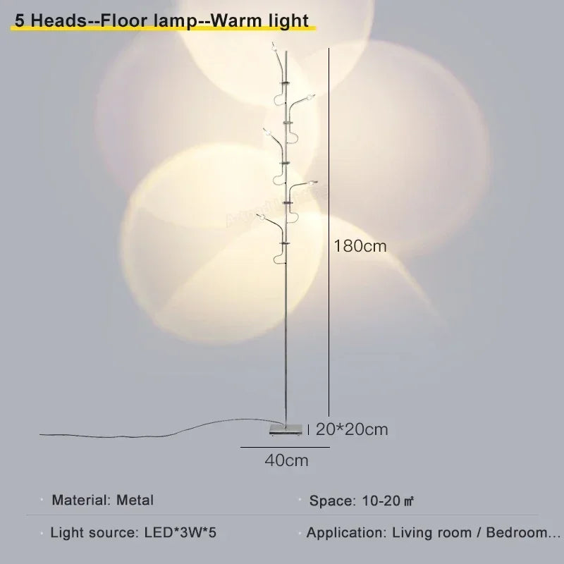 Matrika: Nordic Bauhaus Floor Lamp