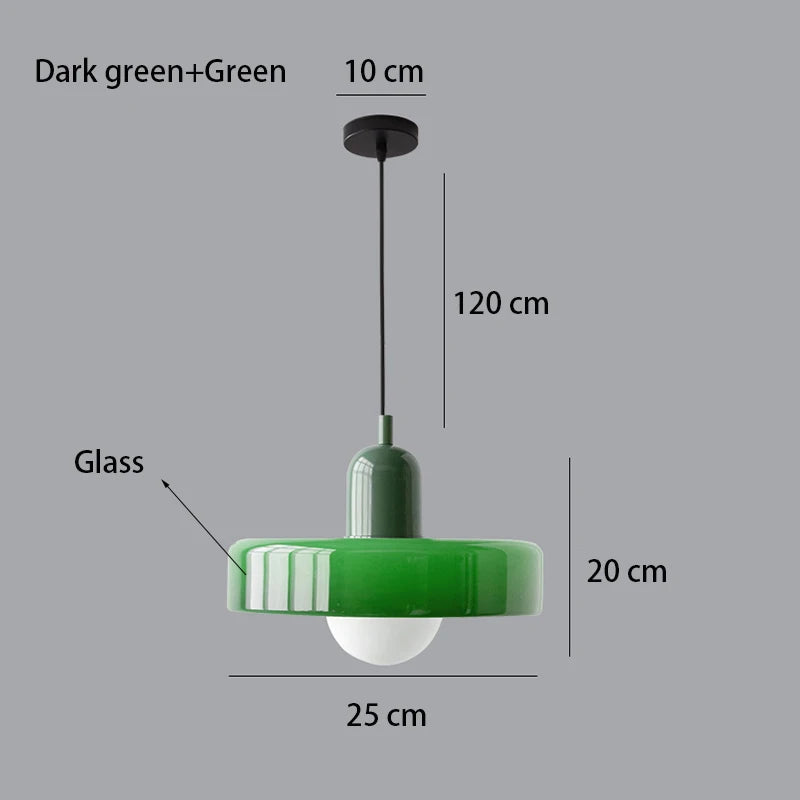 Tvara: Nordic Retro Glass Chandelier