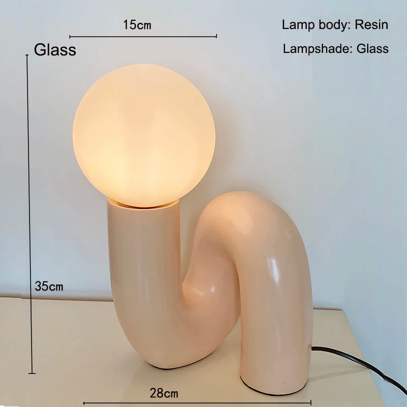 Soma – Nordic Postmodern Resin Desk Lamp | Bauhaus Home Decor EU