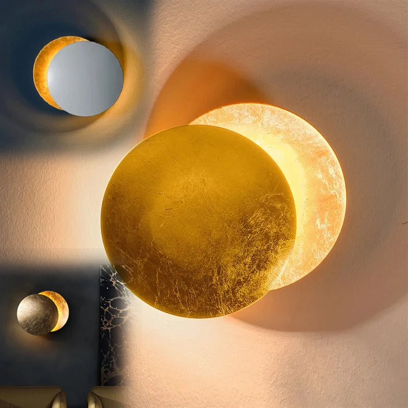 Sora: Nordic Eclipse Wall Lamp – Alaya Decor